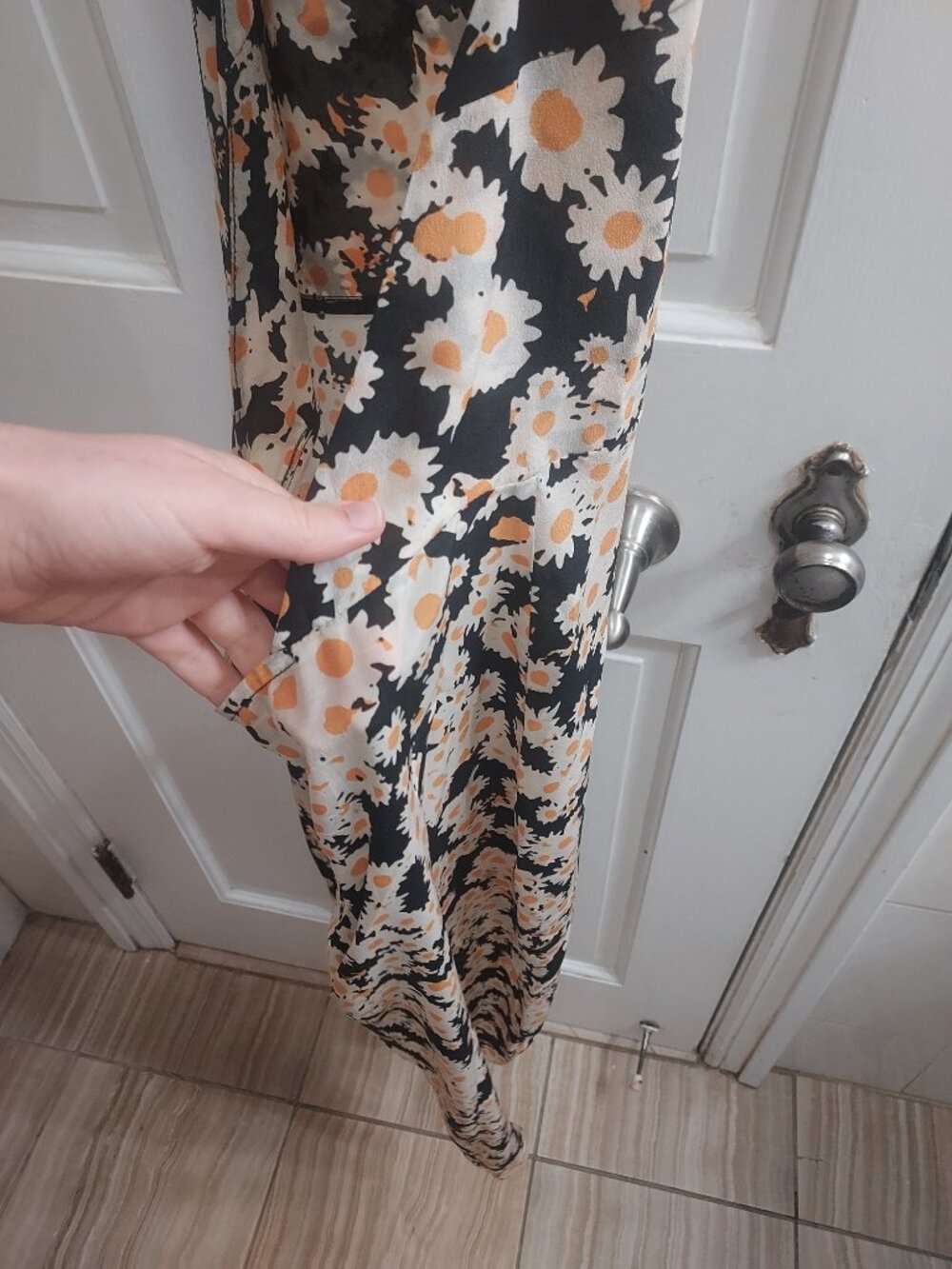 Realisation Par The Jeet Silk Flower Power Halter Dress - Picture 6 of 7